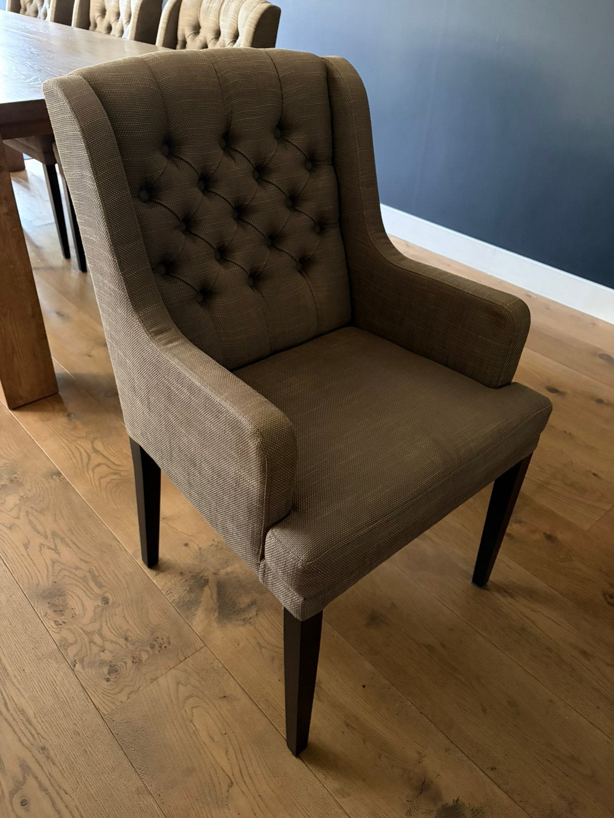Eetkamer stoelen 6, Ophalen, Gebruikt, Bruin, Landelijk