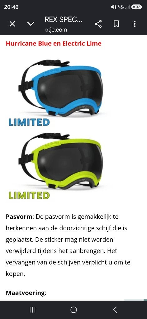 Rex Spex maat L gezocht, Overige merken, Ophalen of Verzenden, Zo goed als nieuw, Overige typen