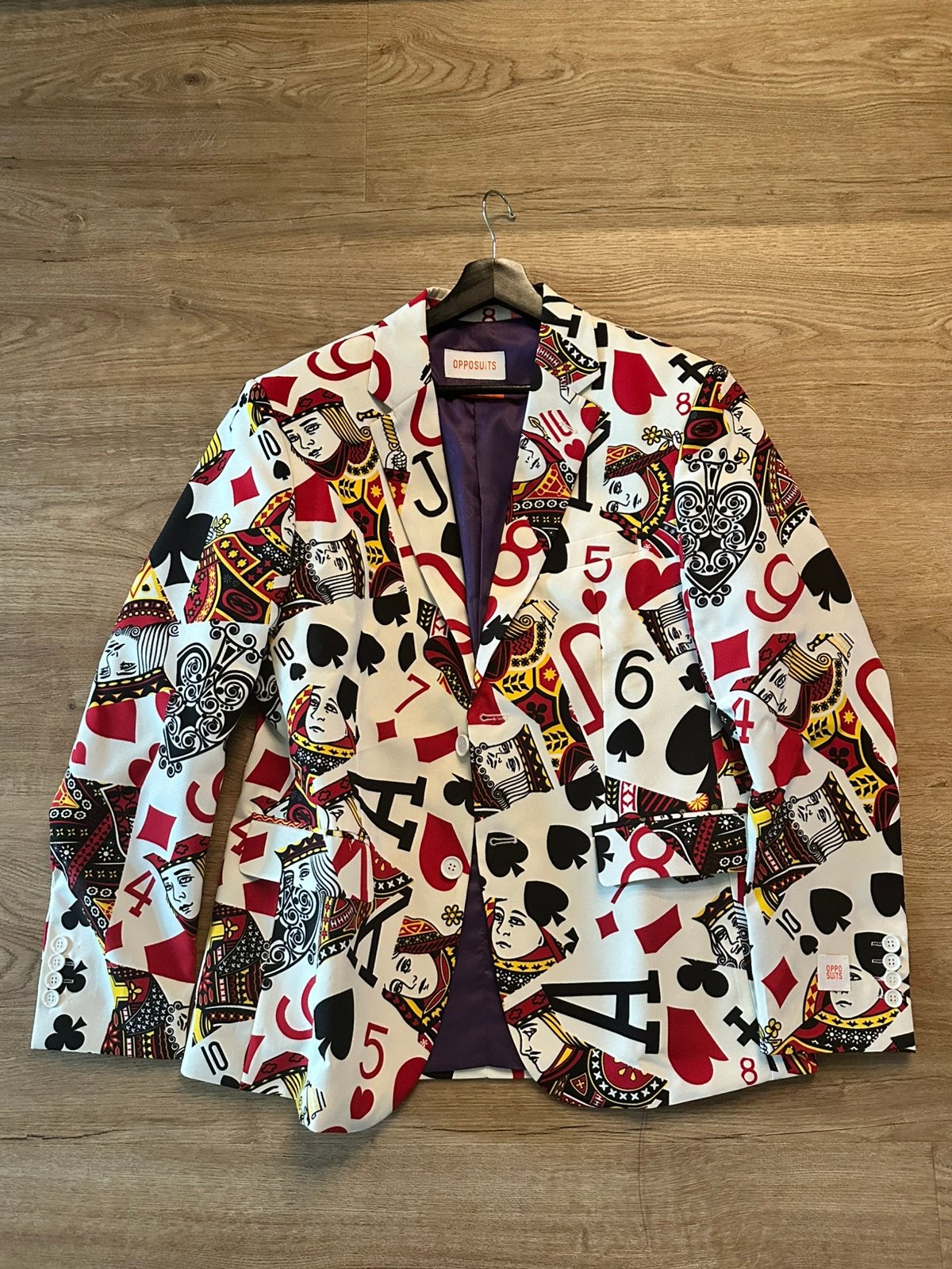 Opposuits Las Vegas Casino Blazer Maat 50, Kleding | Heren, Ophalen of Verzenden, Zo goed als nieuw, Maat 48/50 (M), Grijs