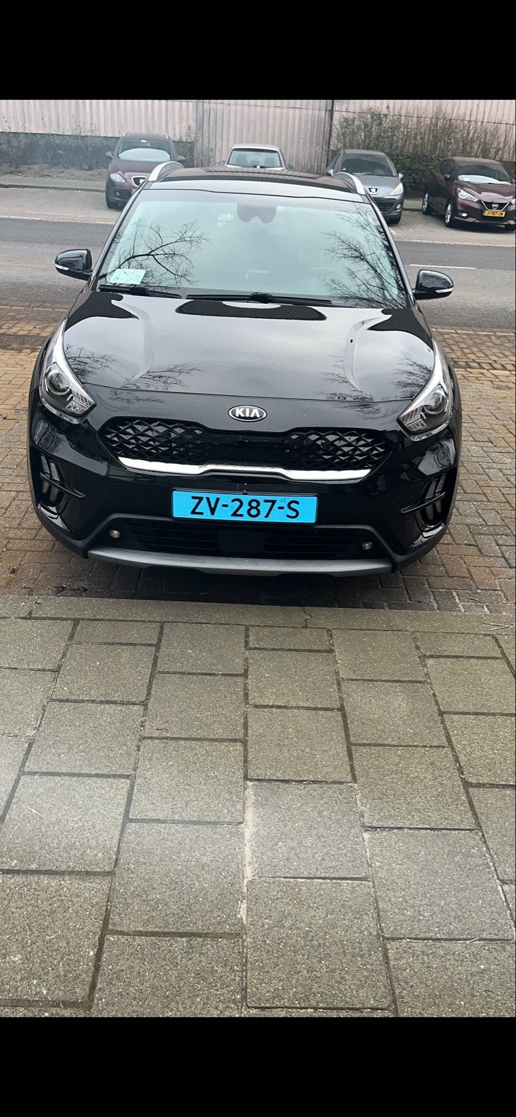 Kia Niro 1.6 GDi Hybrid 141pk Dct6 2019 Zwart, Auto's, 1580 cc, Zwart, Origineel Nederlands, 1390 kg