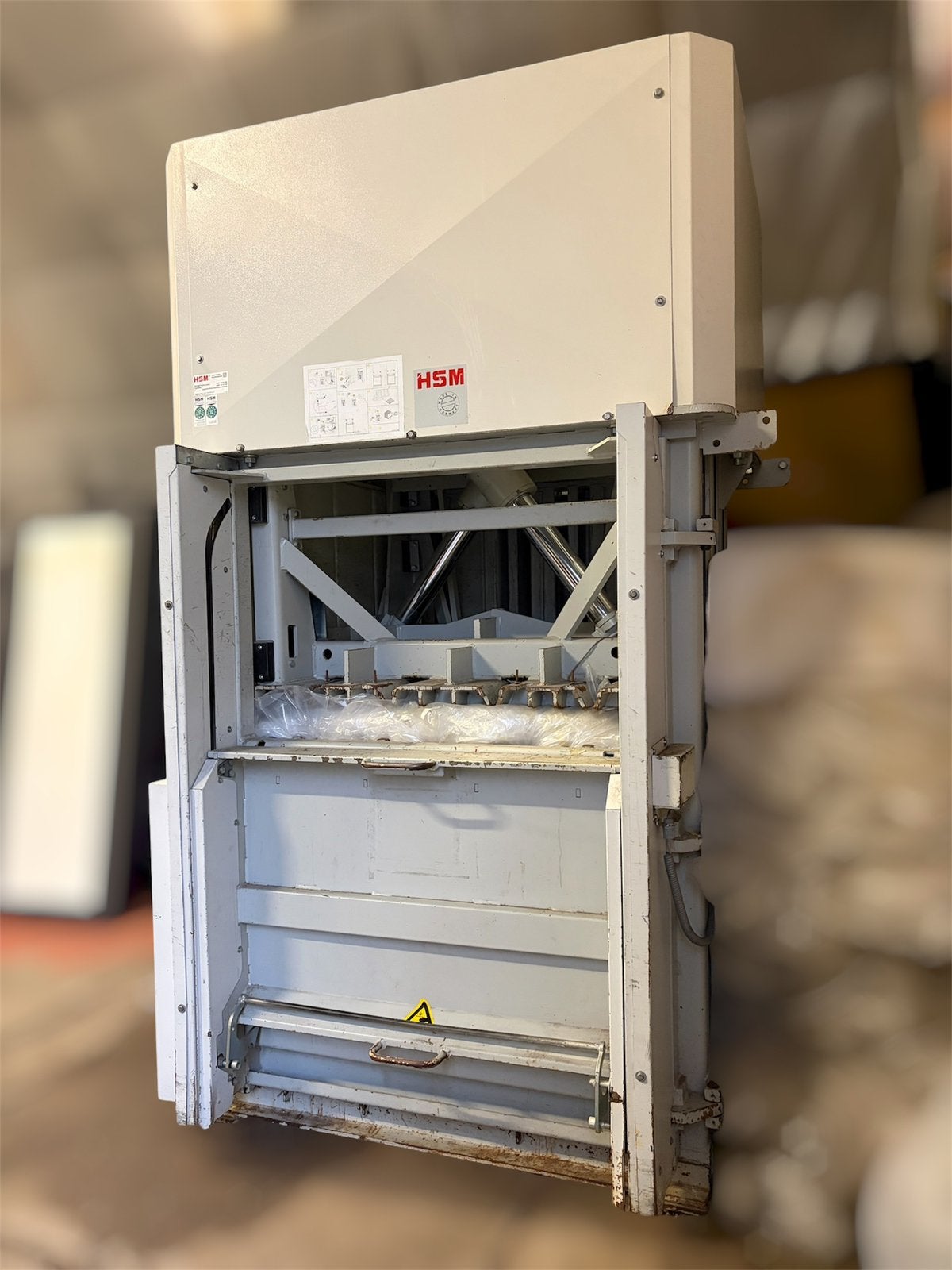 HSM VL 600 Balenpers Machine | WERKEND | Plastic/Karton, Ophalen of Verzenden, Gebruikt