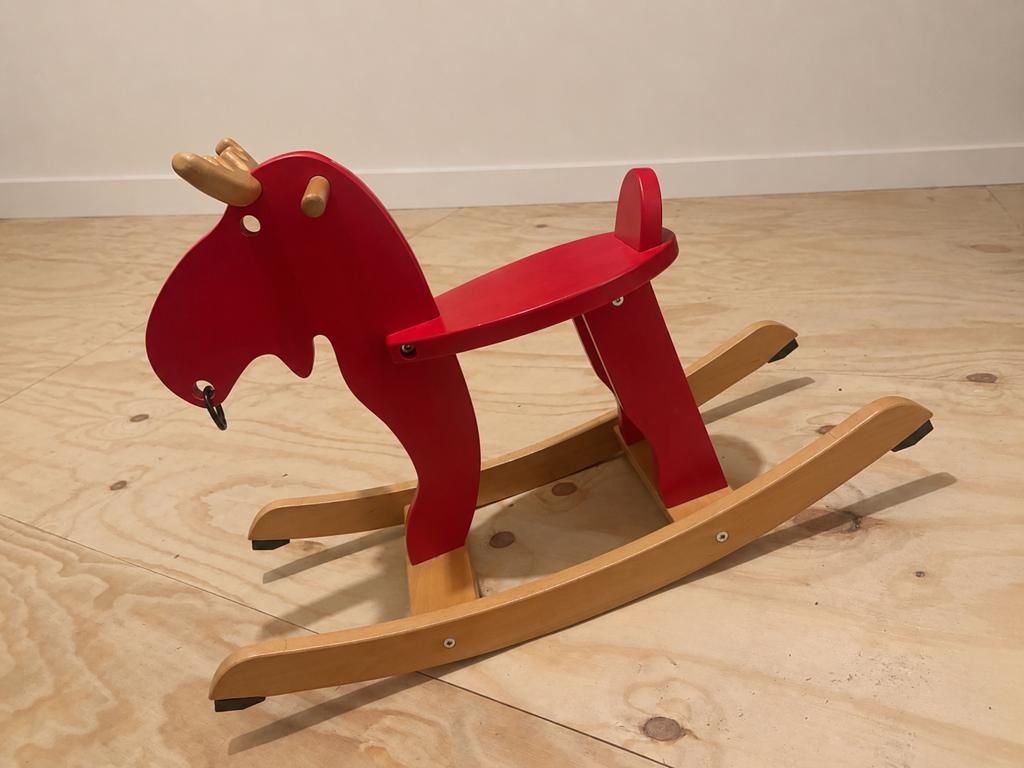 Ikea hobbelpaard (eland) Ekorre, Kinderen en Baby's, Ophalen, Zo goed als nieuw