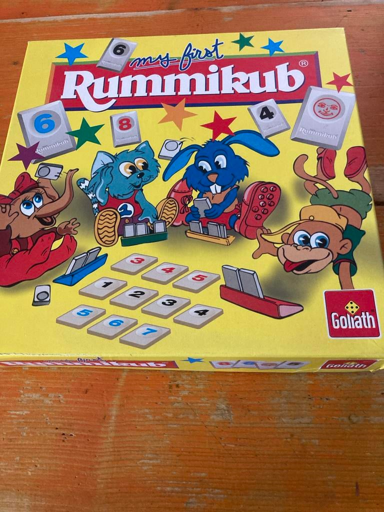 My First Rummikub - Leuk familiespel voor jonge kinderen, Drie of vier spelers, Ophalen of Verzenden, Zo goed als nieuw