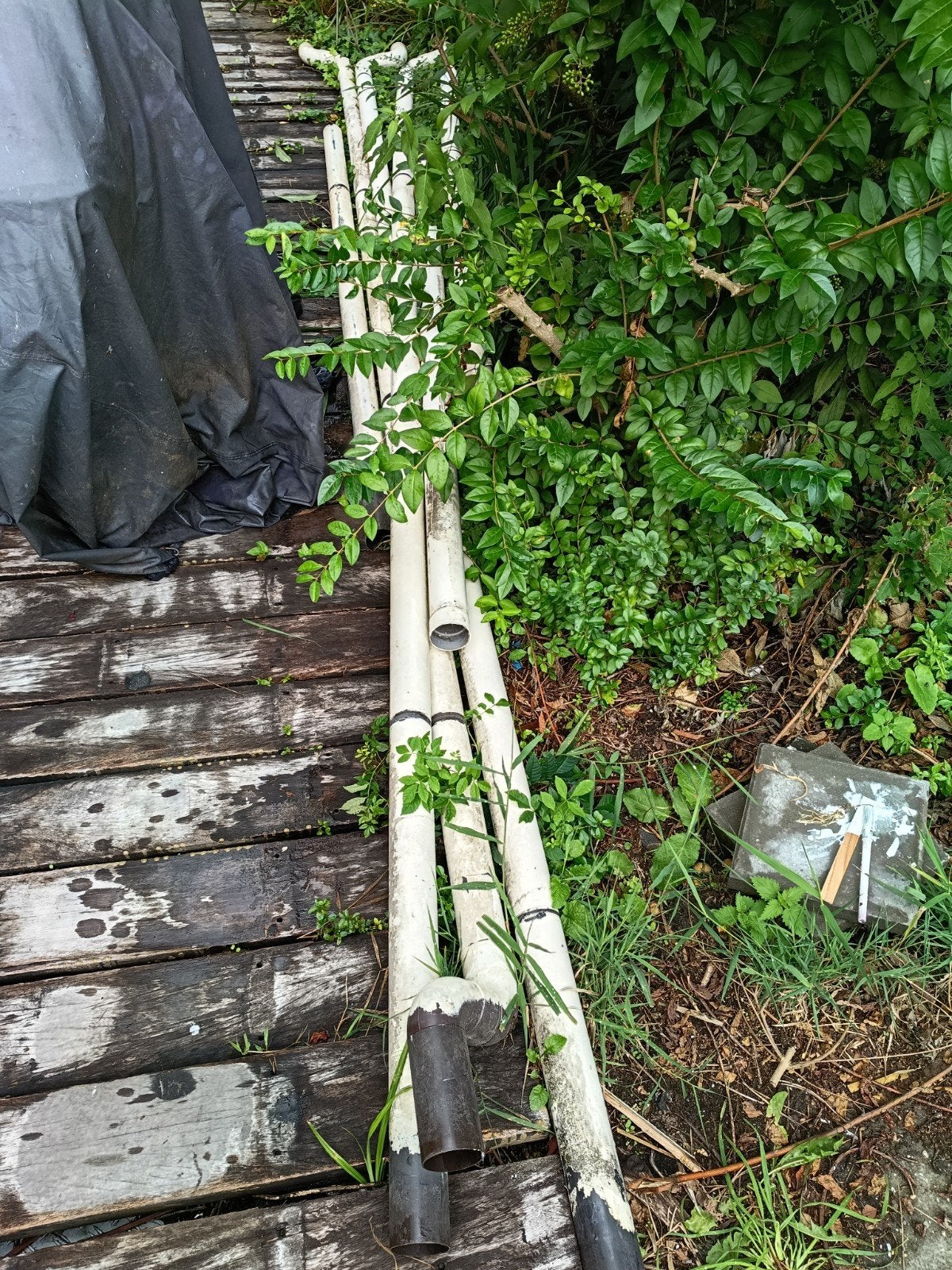 Diverse PVC regenpijpen en bochten, Ophalen, Bochten, Pvc, Minder dan 2 meter