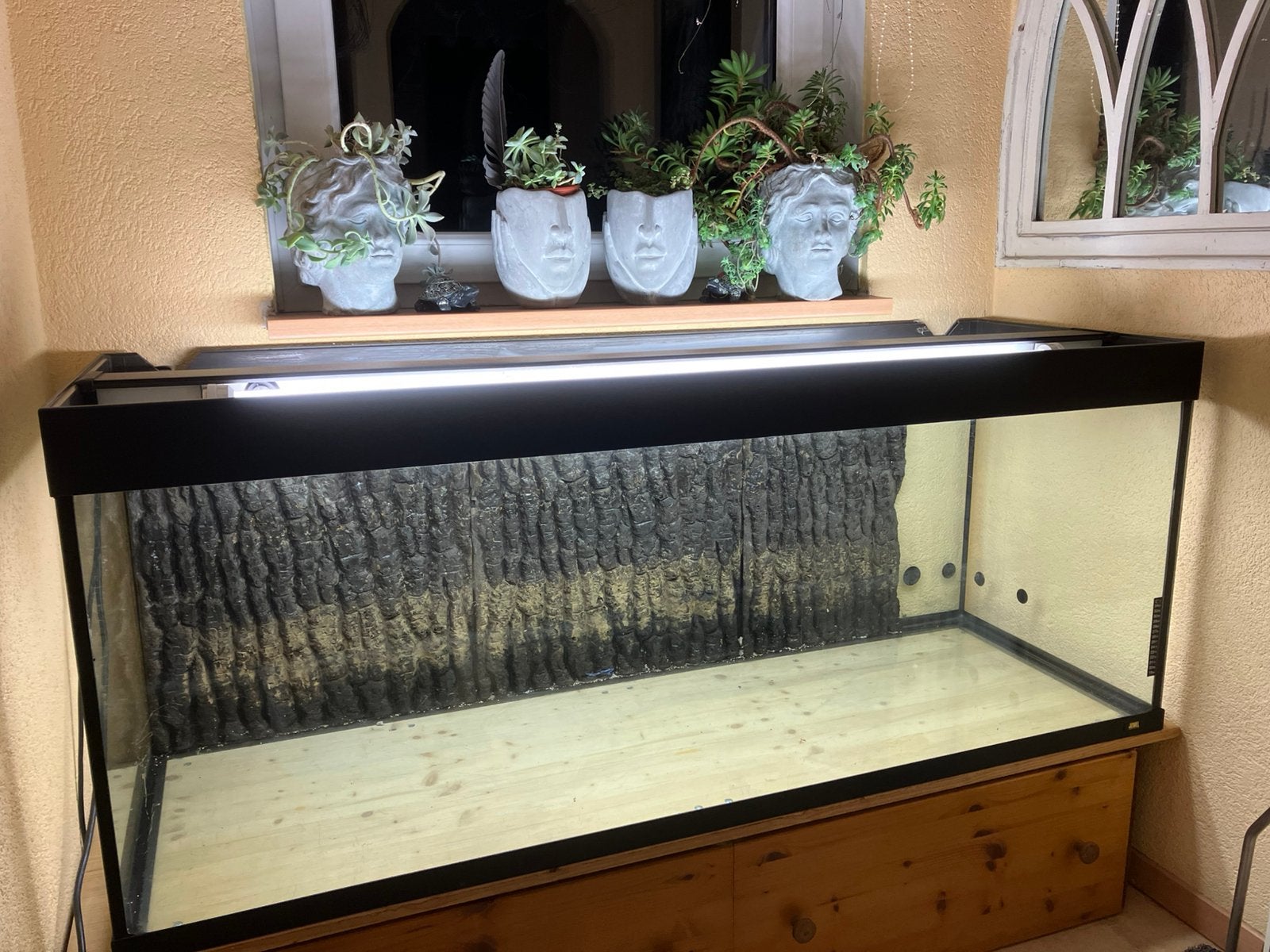 Aquarium Juwel, Ophalen, Leeg aquarium