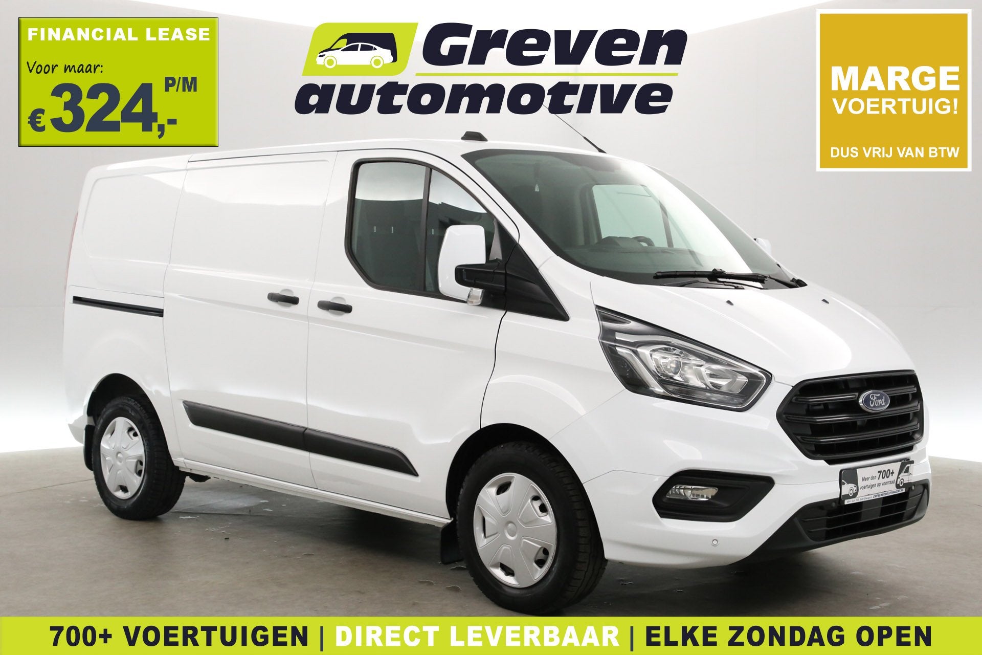 Ford Transit Custom 2.0 TDCI L1H1 | Marge | Automaat | Airco