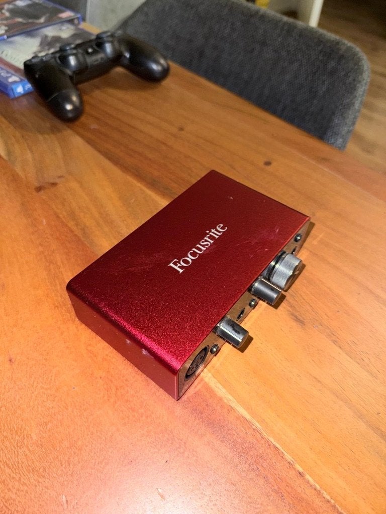Focusrite Scarlett Solo audio interface – werkt goed, Ophalen of Verzenden, Zo goed als nieuw, Overige merken