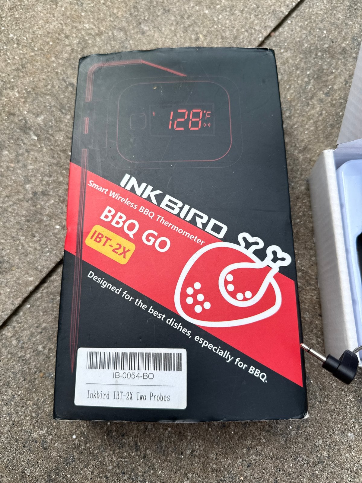Inkbird IBT-2X Smart Draadloze BBQ Thermometer met 2 Probes, Ophalen of Verzenden, Zo goed als nieuw