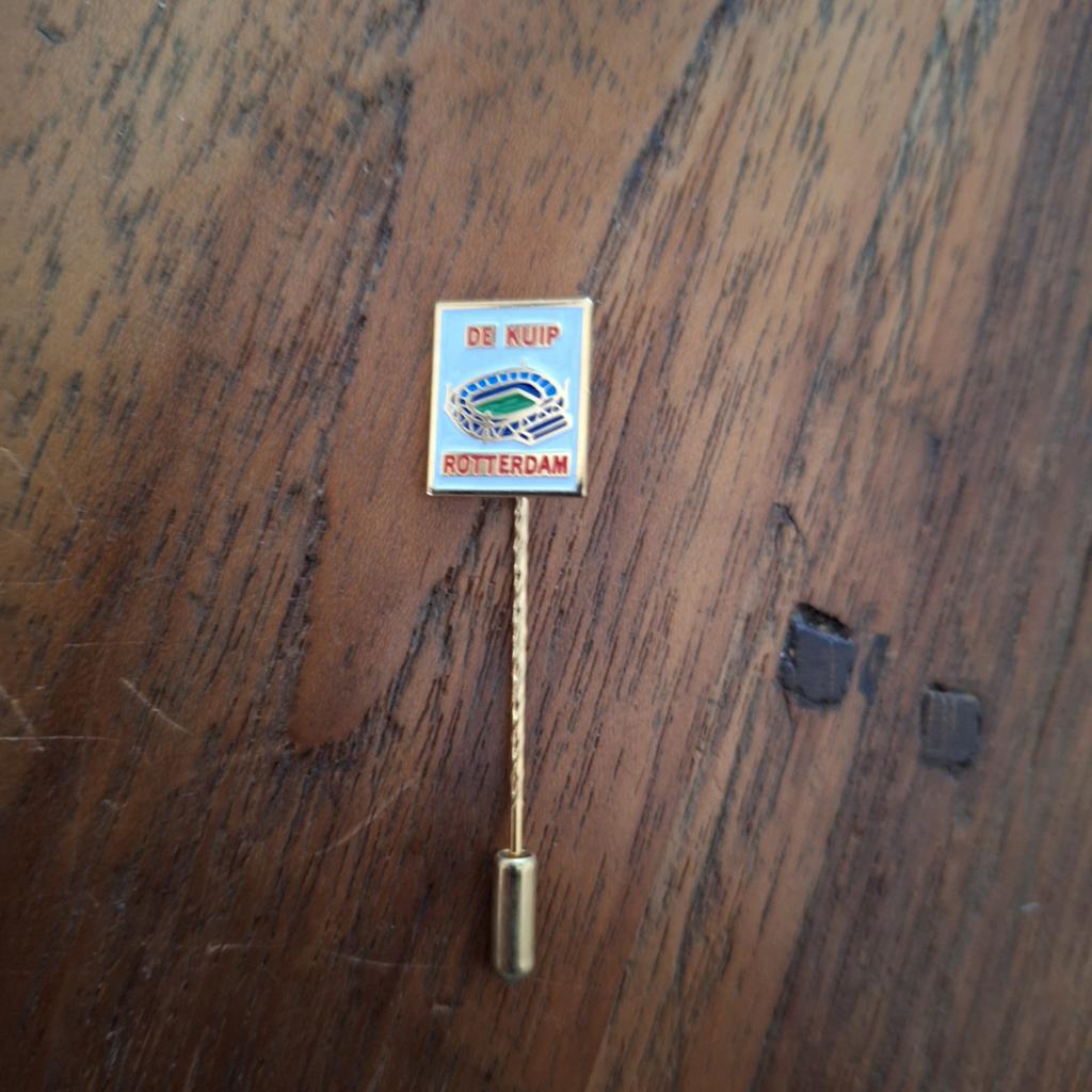 Vintage Speldje De Kuip Rotterdam Stadion Pin, Ophalen of Verzenden