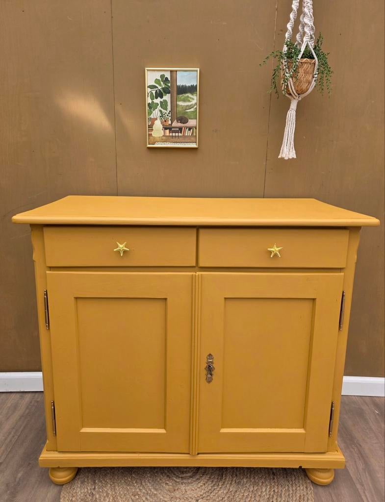 Commode kast Mustard, Kinderen en Baby's, Kinderkamer | Commodes en Kasten, Ophalen, Voorhout, 100 cm of meer, Florissantjes Studio