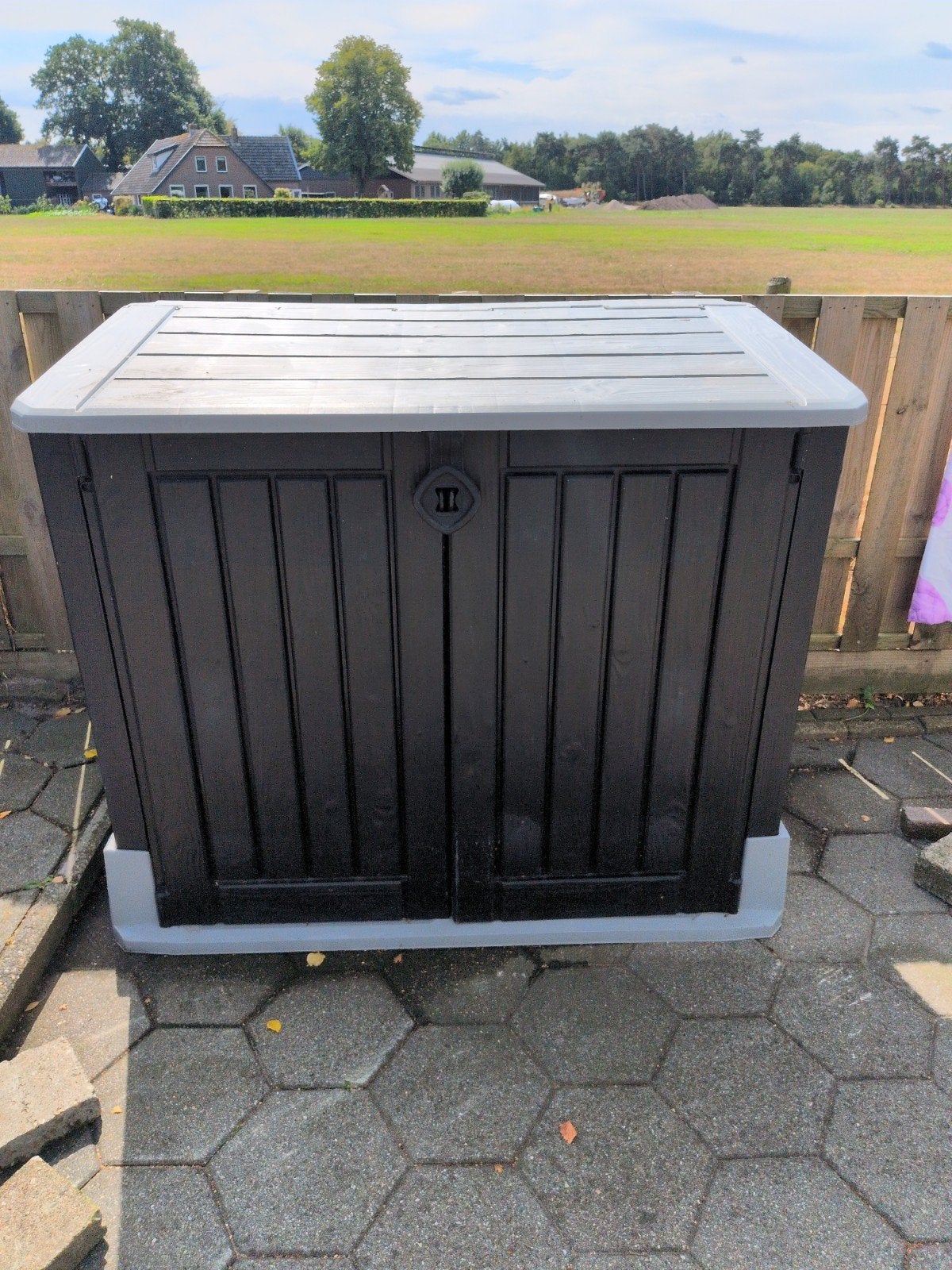Ruime kunststof kussenbox voor buiten, Ophalen, Gebruikt, Kunststof, Overige typen