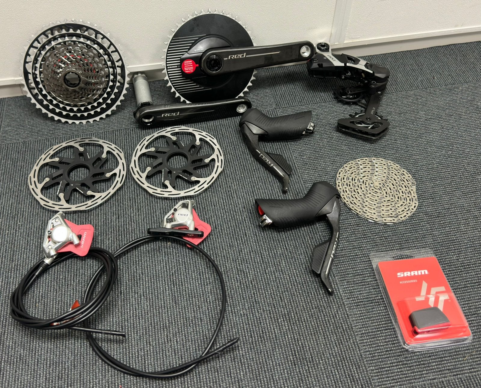 Red AXS 1x13 XPLR groepset inc Aero POWERMETER !!!!, Fietsen en Brommers, Fietsonderdelen, Nieuw, Overige typen, Overige materialen