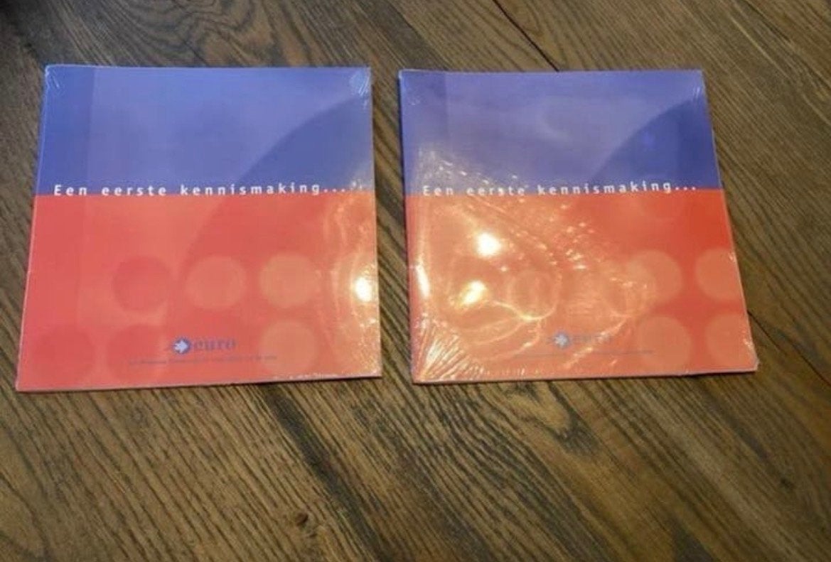 2x Euro introductieset 'Een eerste kennismaking...' (Nederla, Ophalen of Verzenden, Overige landen, Overige waardes, Setje
