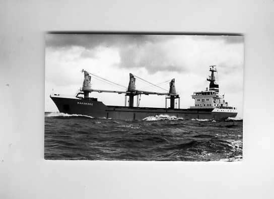 scheepvaart-coaster MAASBORG-delfzijl-wagenborg/proefvaart, Verzamelen, Ophalen of Verzenden, 1940 tot 1960, Zuid-Holland
