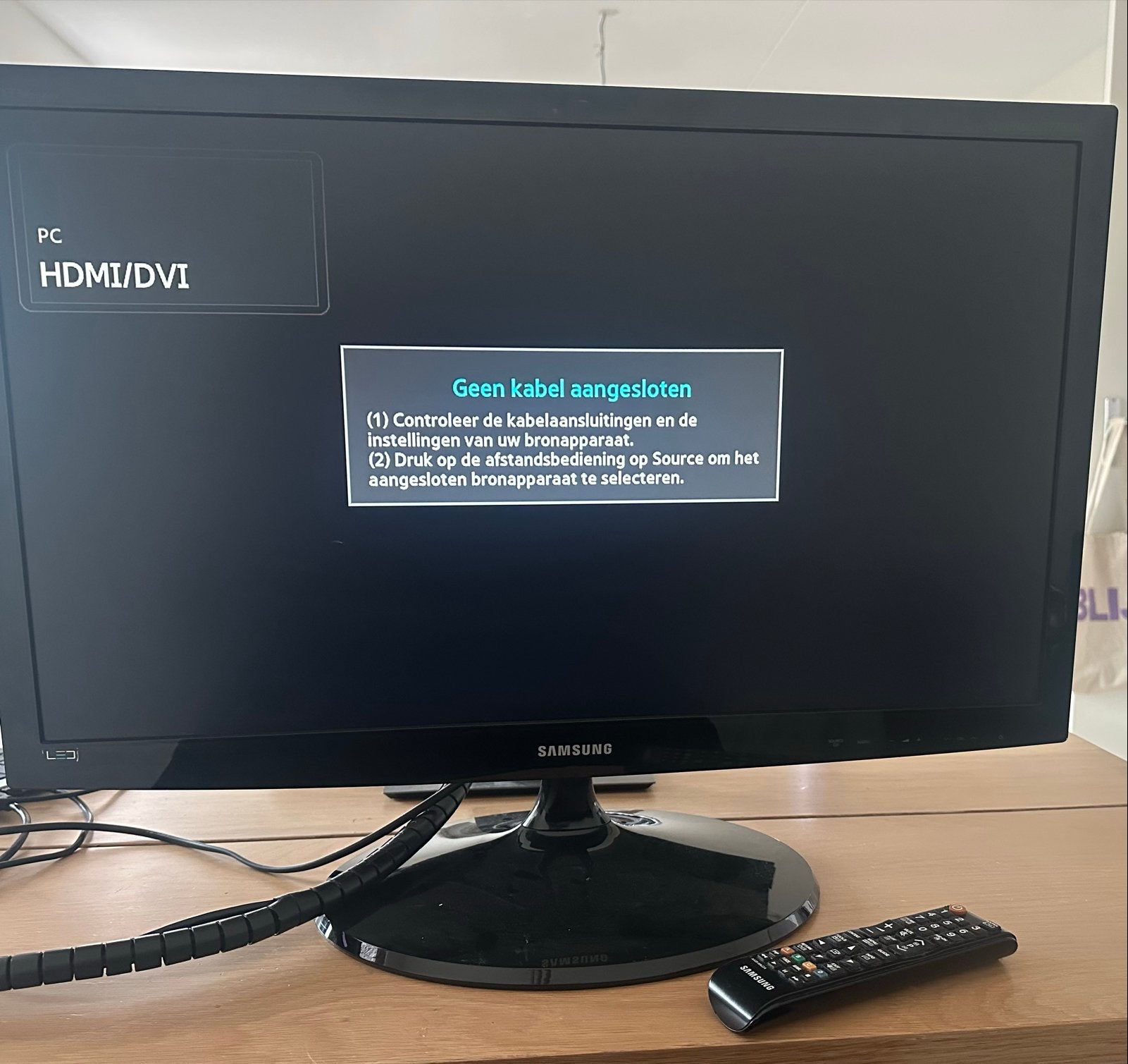 Samsung T27B300EW 27 inch Full HD TV Monitor, Ophalen, LED, 50 Hz, Zo goed als nieuw