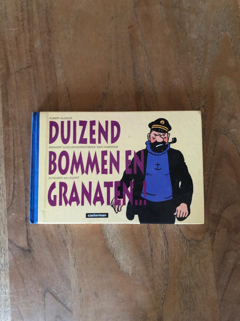Kuifje scheldwoorden boek, Boeken, Eén stripboek, Ophalen of Verzenden, Zo goed als nieuw
