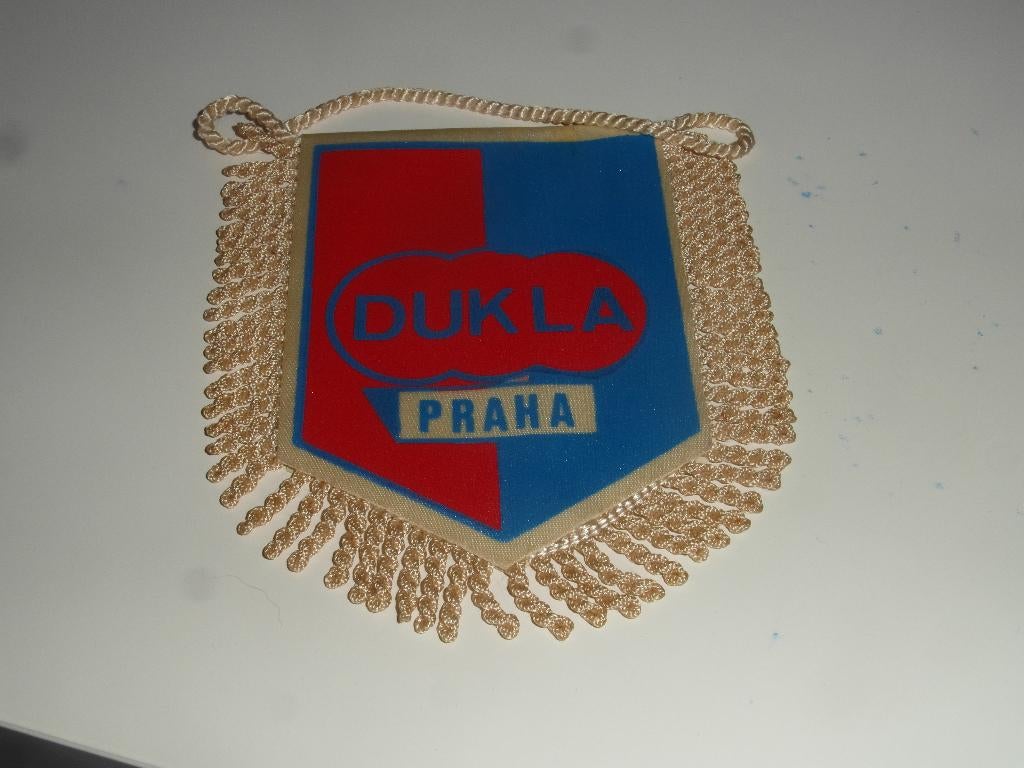 voetbal oude vaantjes dukla praag praha  4 x, Ophalen of Verzenden, Gebruikt, Buitenlandse clubs