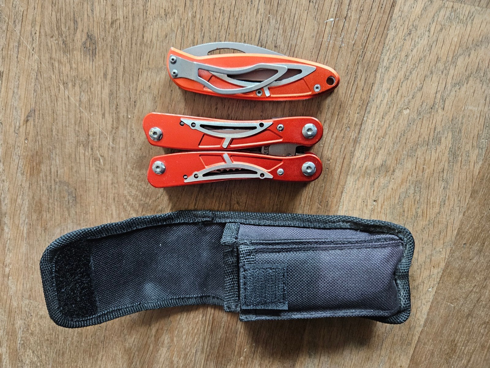 Oranje Outdoor Gereedschapset: Multitool & Zakmes, Ophalen of Verzenden, Gebruikt, Multitool, Overige merken