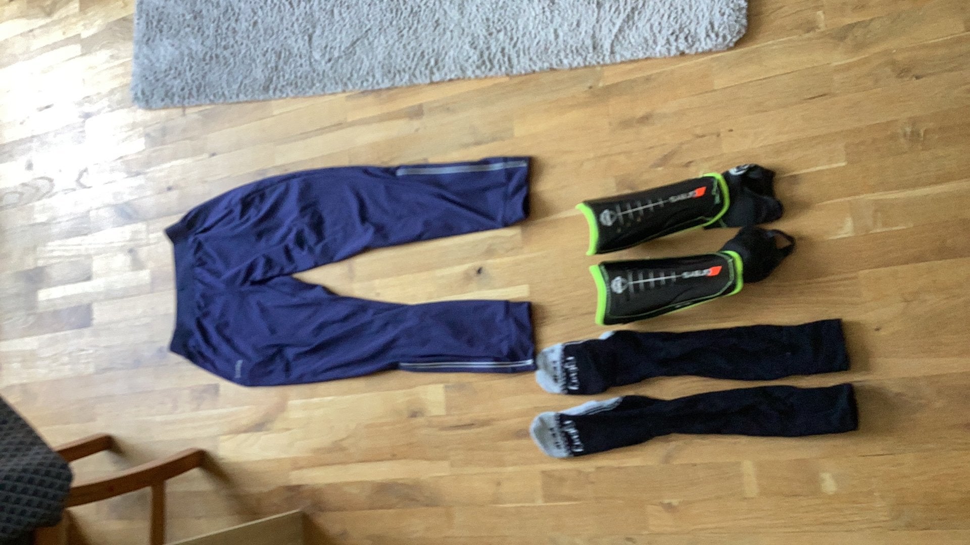 Hockeyset korok broek, grays scheenbeschermers, Ophalen of Verzenden, Zo goed als nieuw, Stick