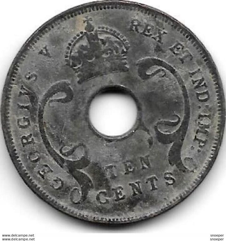 east africa 10 cents 1935 km 19 vf, Verzenden, Overige landen, Losse munt