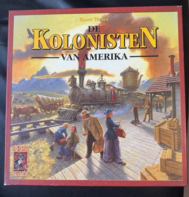 De Kolonisten van Amerika - Catan bordspel, Drie of vier spelers, Ophalen of Verzenden, Zo goed als nieuw