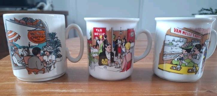 Vintage Van Nelle's Koffie mokken, Ophalen of Verzenden