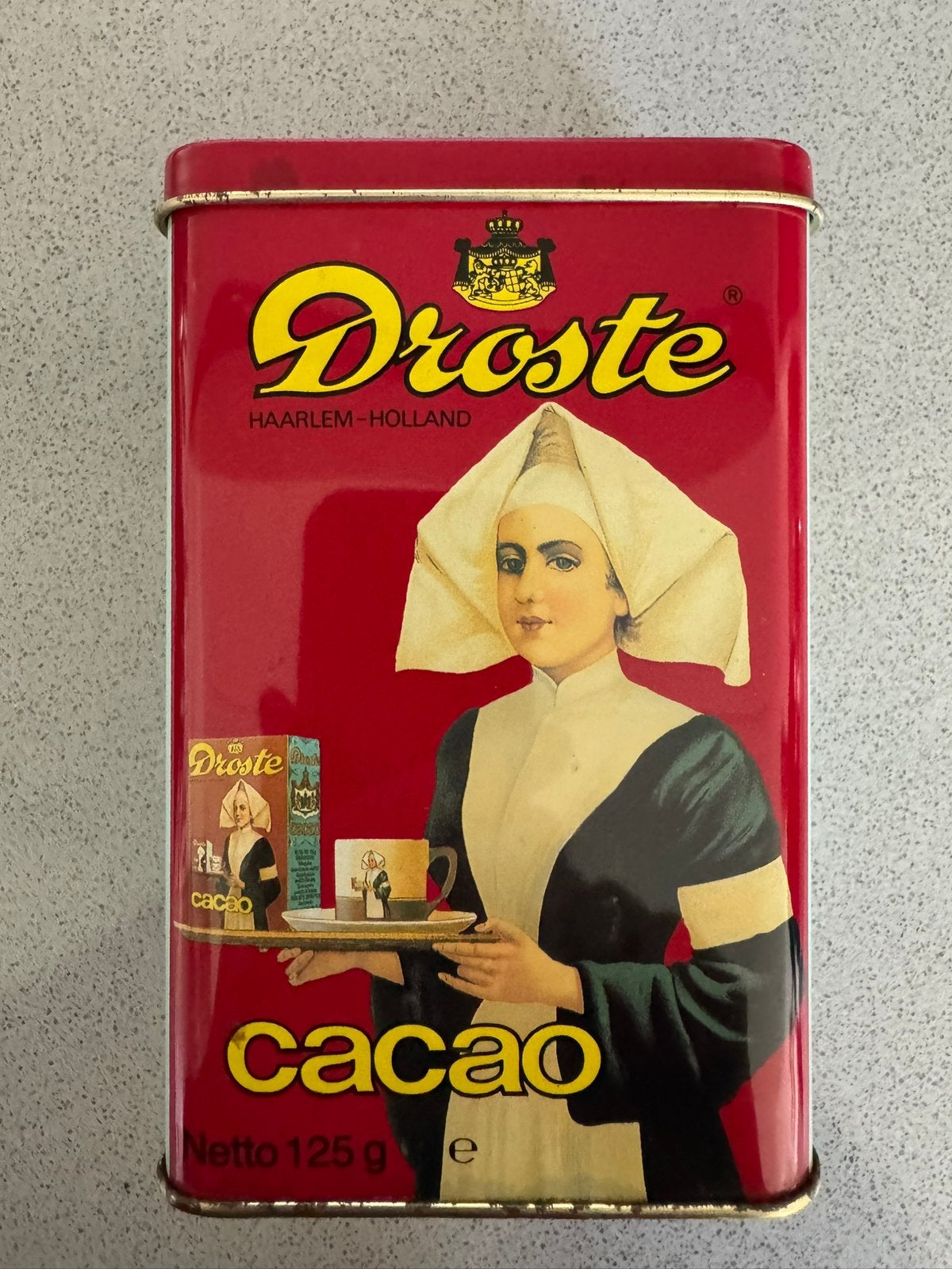 Droste voorraadblikje, Verzamelen, Blikken, Zo goed als nieuw, Overige, Ophalen of Verzenden