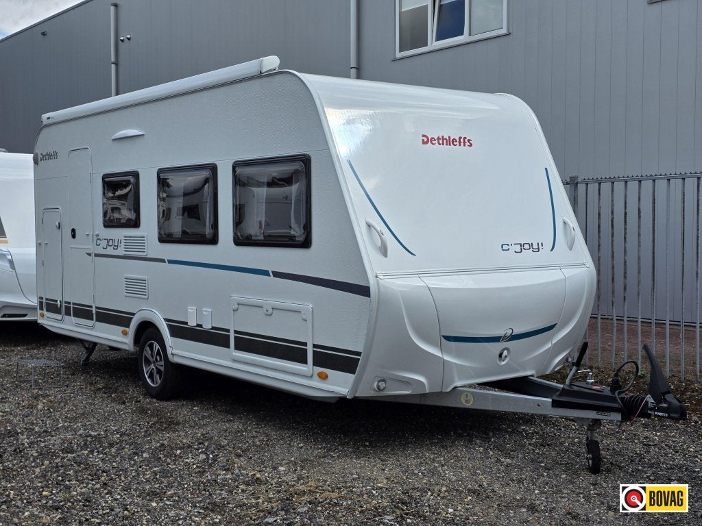 Dethleffs C'Joy 480 QLK, Caravans en Kamperen, Caravans, Dwarsbed, Schokbreker, Bedrijf, Dethleffs