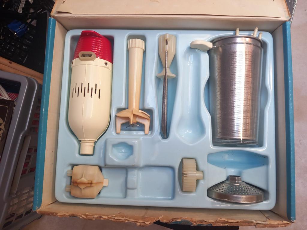 Vintage blender Robot-Marie van Moulinex, Ophalen of Verzenden, Gebruikt