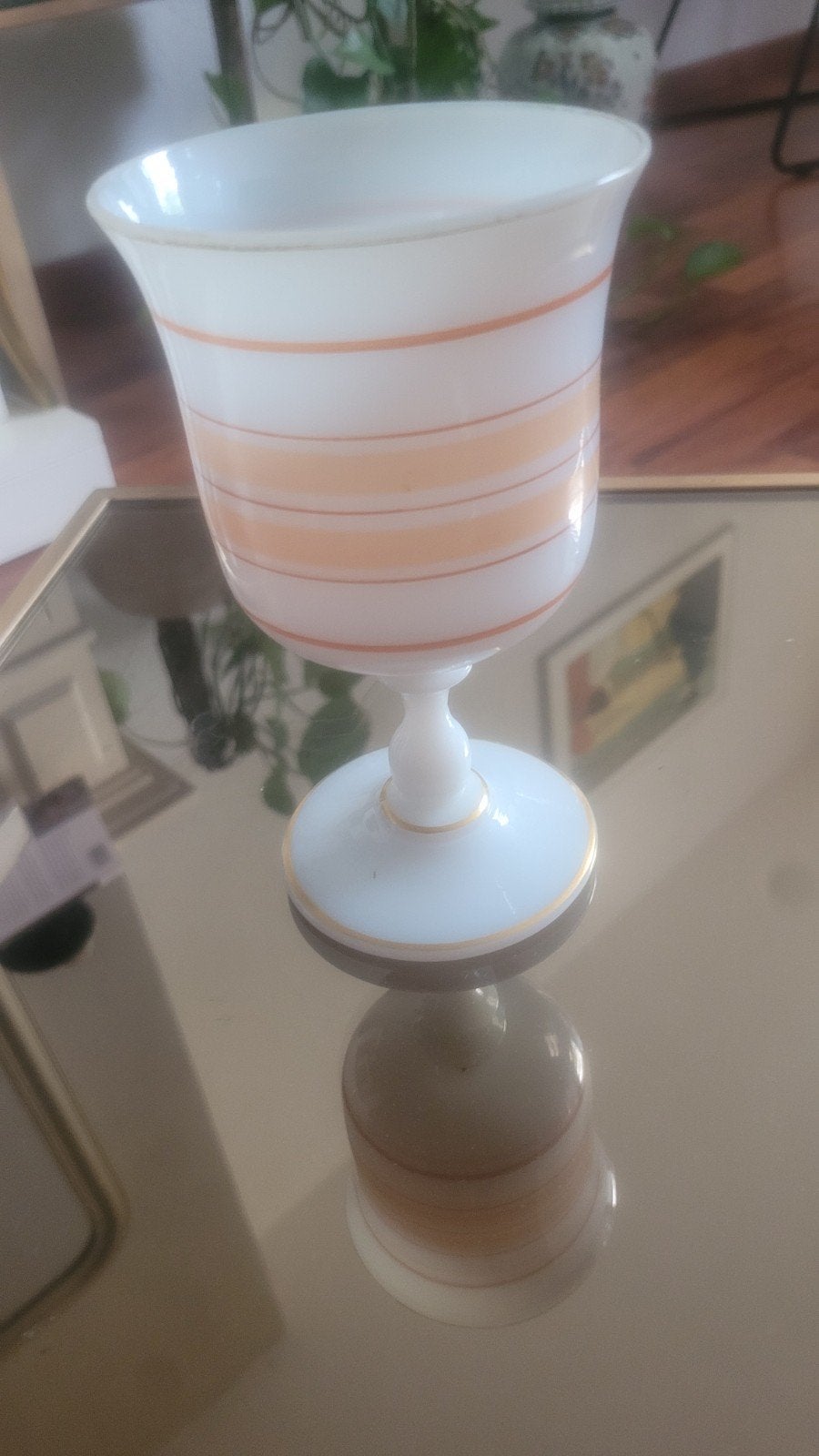Loodkristal opaline glas, Antiek en Kunst, Ophalen of Verzenden