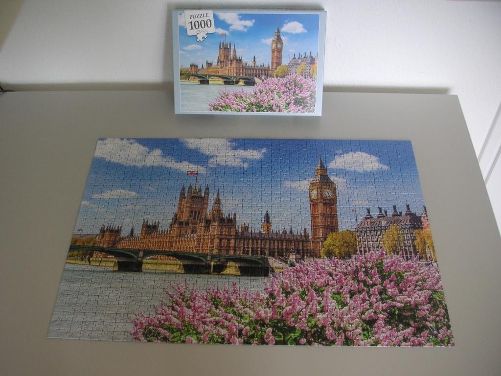 Legpuzzel Londen 1000 st. compleet zgan., Ophalen, 500 t/m 1500 stukjes, Zo goed als nieuw, Legpuzzel