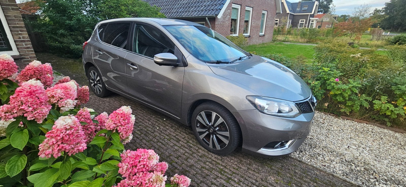 Nissan Pulsar 1.2 Dig-t 85KW 2017 Grijs, Auto's, Voorwielaandrijving, 4 cilinders, 1165 kg, 632 kg