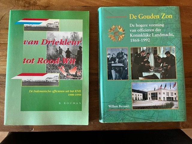 Twee boeken KNIL-KL, Boeken, Niet van toepassing, Ophalen of Verzenden, Zo goed als nieuw, Landmacht