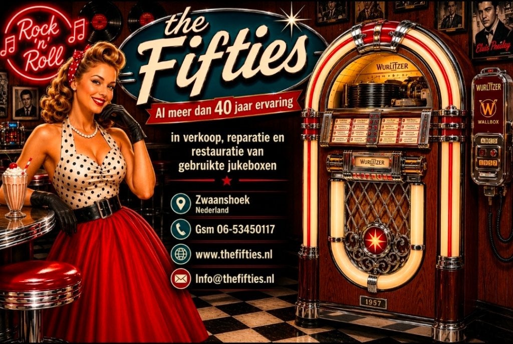 Seeburg model HF 100 R   BJ 1954, Verzamelen, Automaten | Jukeboxen, Met singles, 1950 tot 1960, Ophalen of Verzenden, Zo goed als nieuw