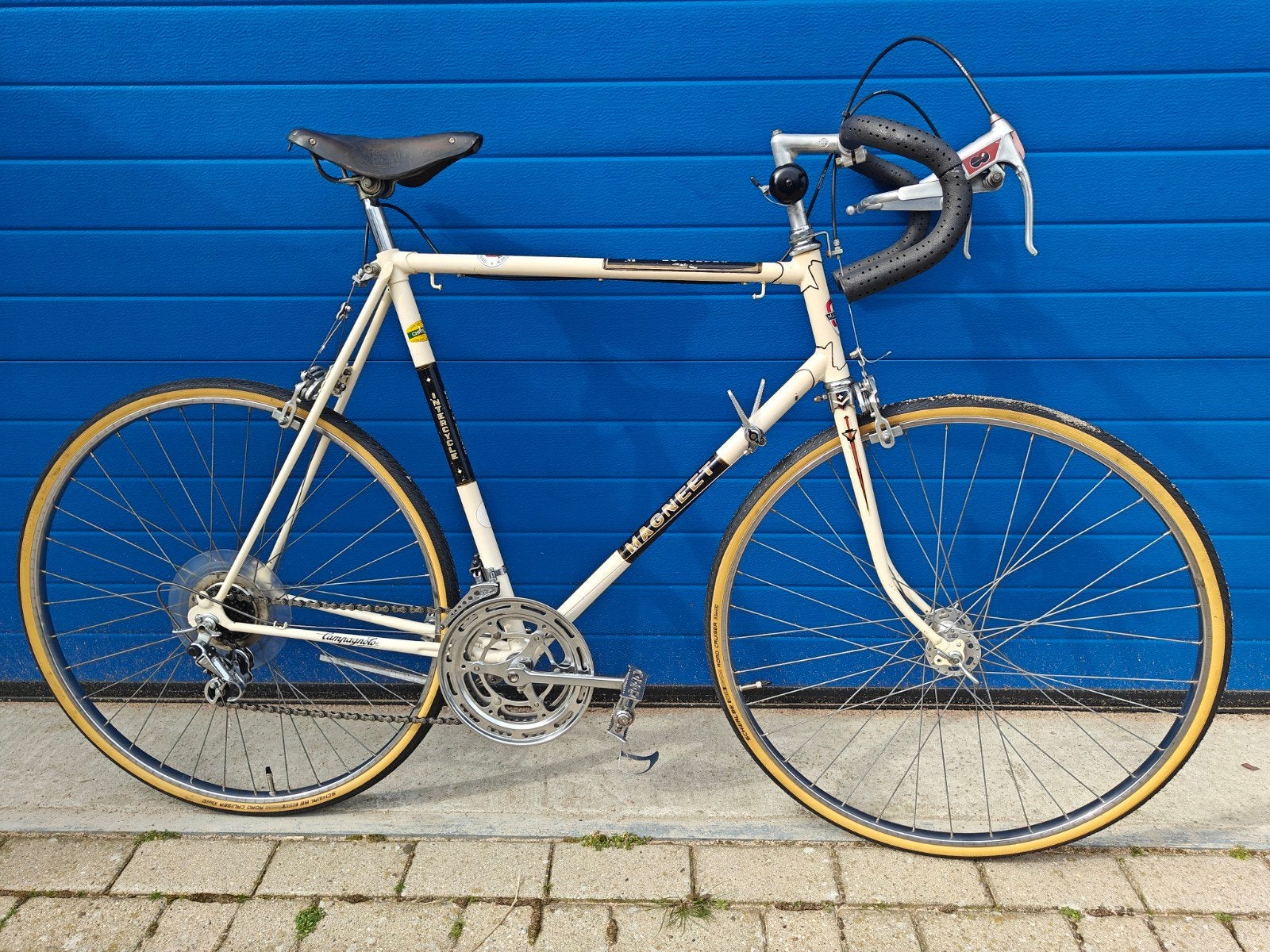 Vintage gerestaureerde Magneet sportfiets racefiets 60 cm, Gebruikt, Staal, Overige maten, 15 tot 20 versnellingen