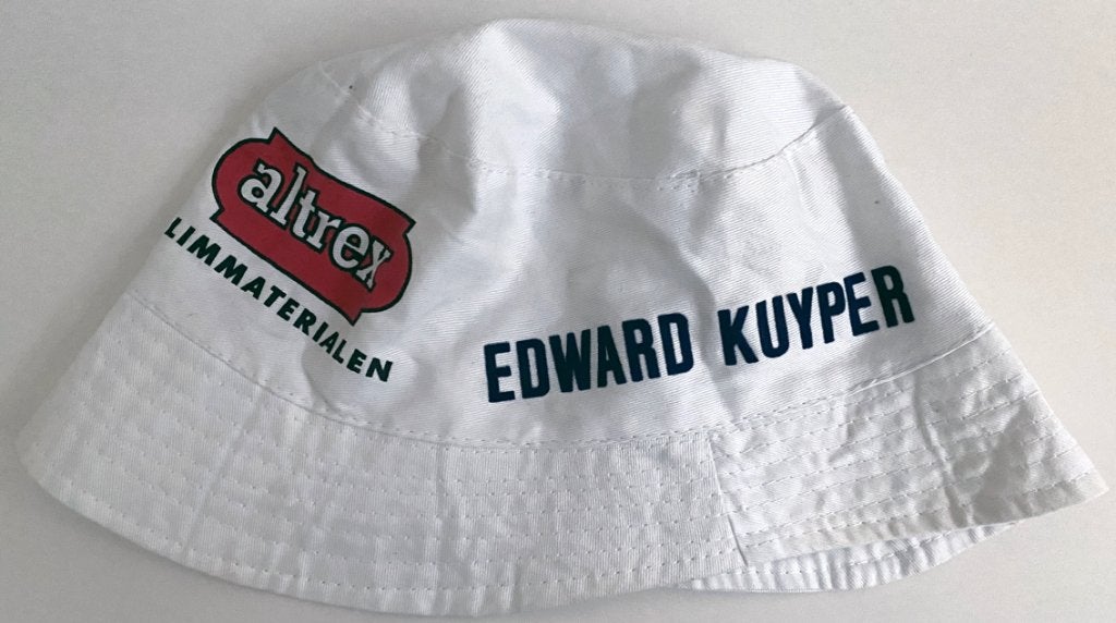 Wielrennen CYCLO-CROSS zonnehoedje EDWARD KUYPER - Altrex, Ophalen of Verzenden, Overige typen
