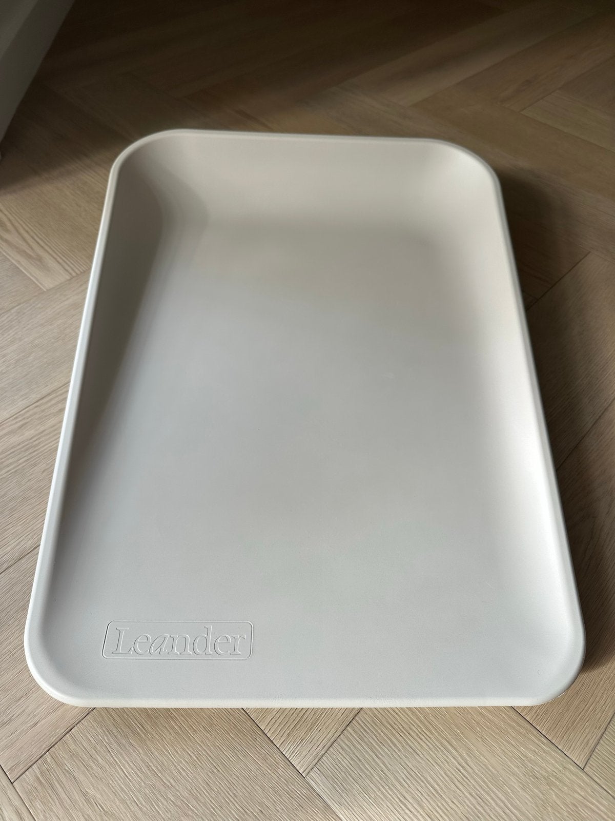 Leander Matty Cappuccino aankleedkussen - zeer goede staat, Aankleedkussen, Zo goed als nieuw, Standaard, Ophalen