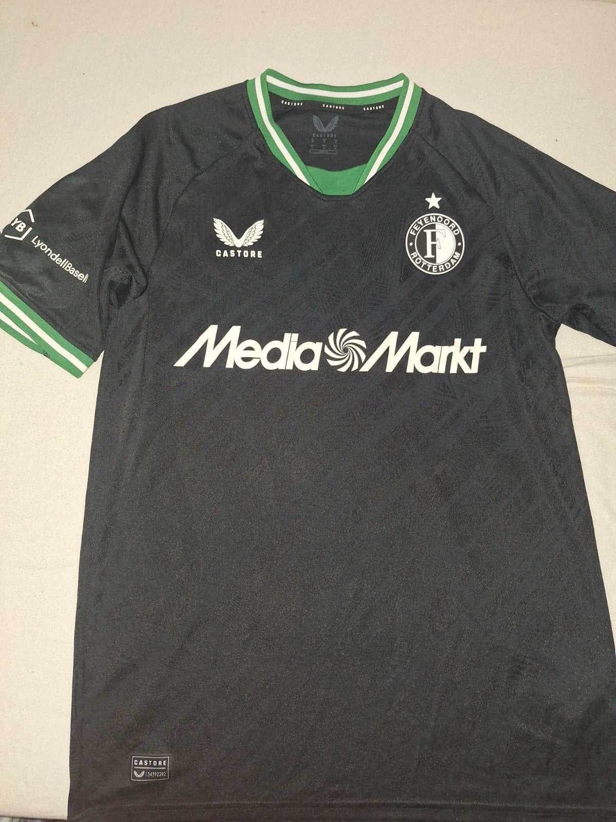 Feyenoord Matchworn Shirt, Castore, Zwart, Overige maten, Ophalen of Verzenden