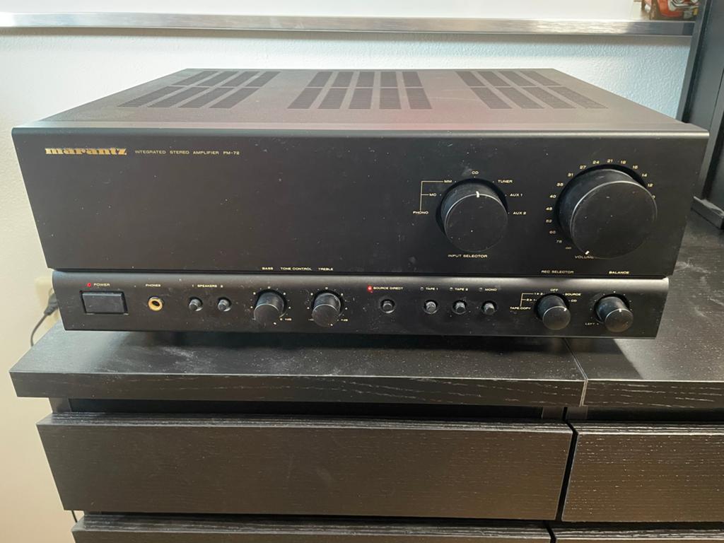Marantz PM-74 Stereo Versterker - Vintage Hifi, Marantz, Ophalen of Verzenden, Zo goed als nieuw, 120 watt of meer