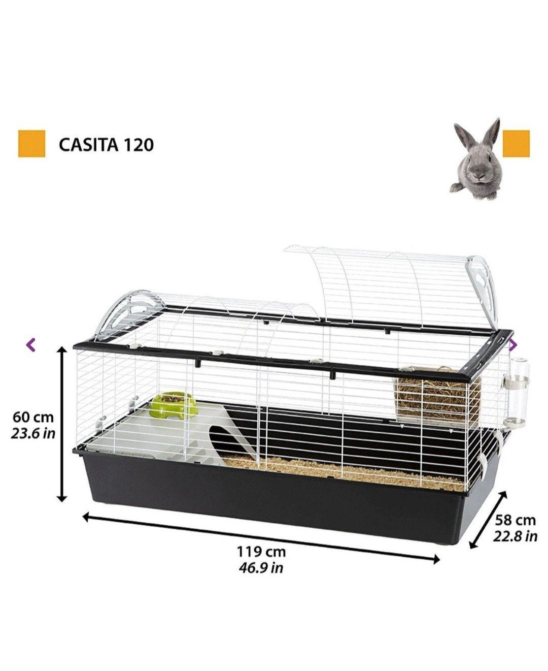 Te koop Ferplast binnenkooi voor konijnen of Cavia's, Dieren en Toebehoren, Knaagdieren en Konijnen | Hokken en Kooien, Kooi, Gebruikt