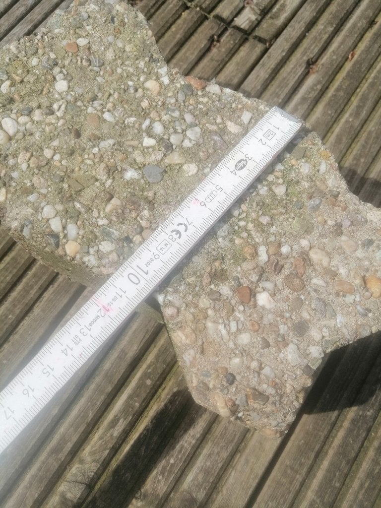 Klinkers, Tuin en Terras, Ophalen, Gebruikt, 10 m² of meer, Beton