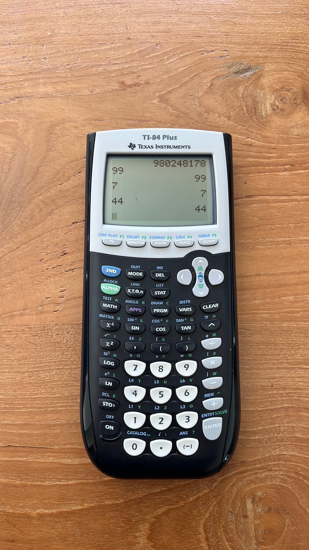 Texas Instruments TI-84 Plus, Diversen, Ophalen, Grafische rekenmachine, Gebruikt