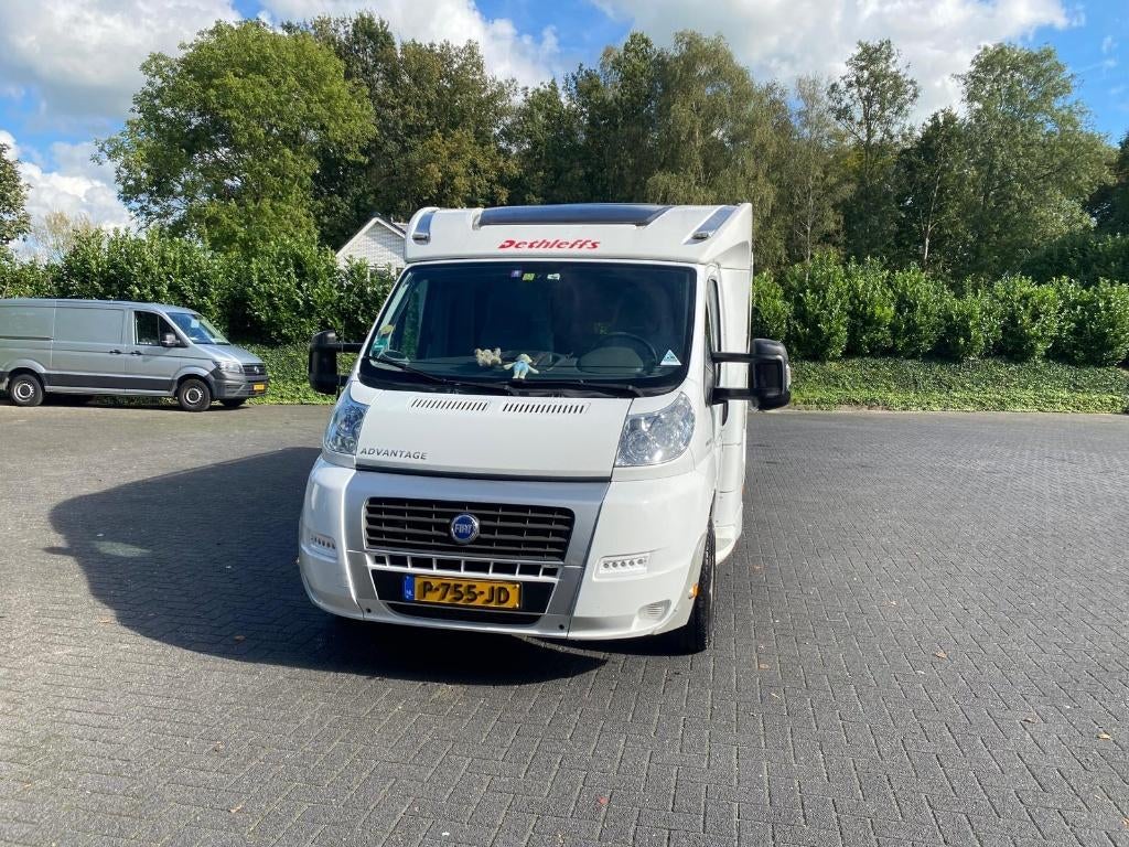 Dethleff Camper te koop, Caravans en Kamperen, Campers, Particulier, tot en met 4, Half-integraal, Dethleffs, Fiat, Diesel, Handgeschakeld