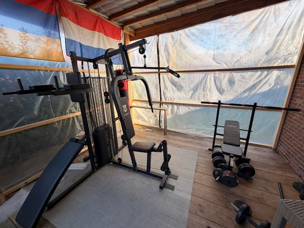 Volledige home gym *incl extra bokszak*, Ophalen, Zo goed als nieuw, Overige typen