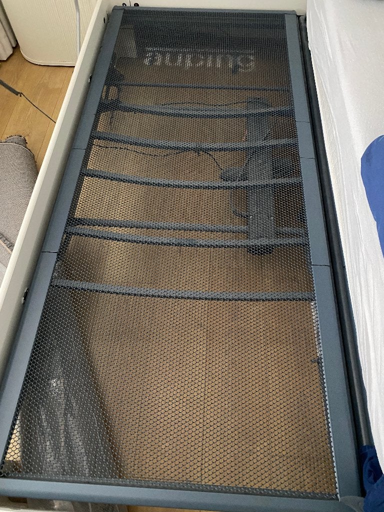 Auping elektrisch verstelbare spiraalbodem 2, Ophalen, 90 cm, Eenpersoons, Zwart