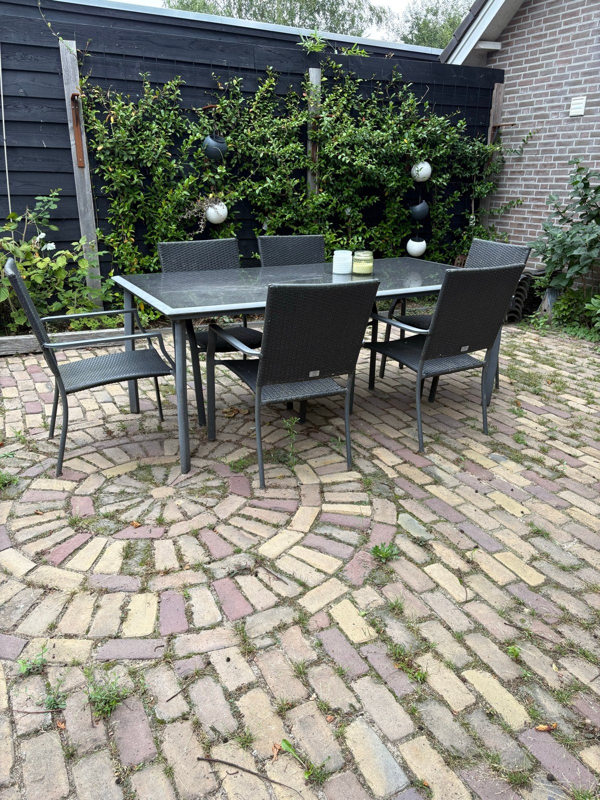 Tuinset Collection Bois Le Duc met 6 stoelen, Ophalen, Gebruikt, Eettafel, 6 zitplaatsen