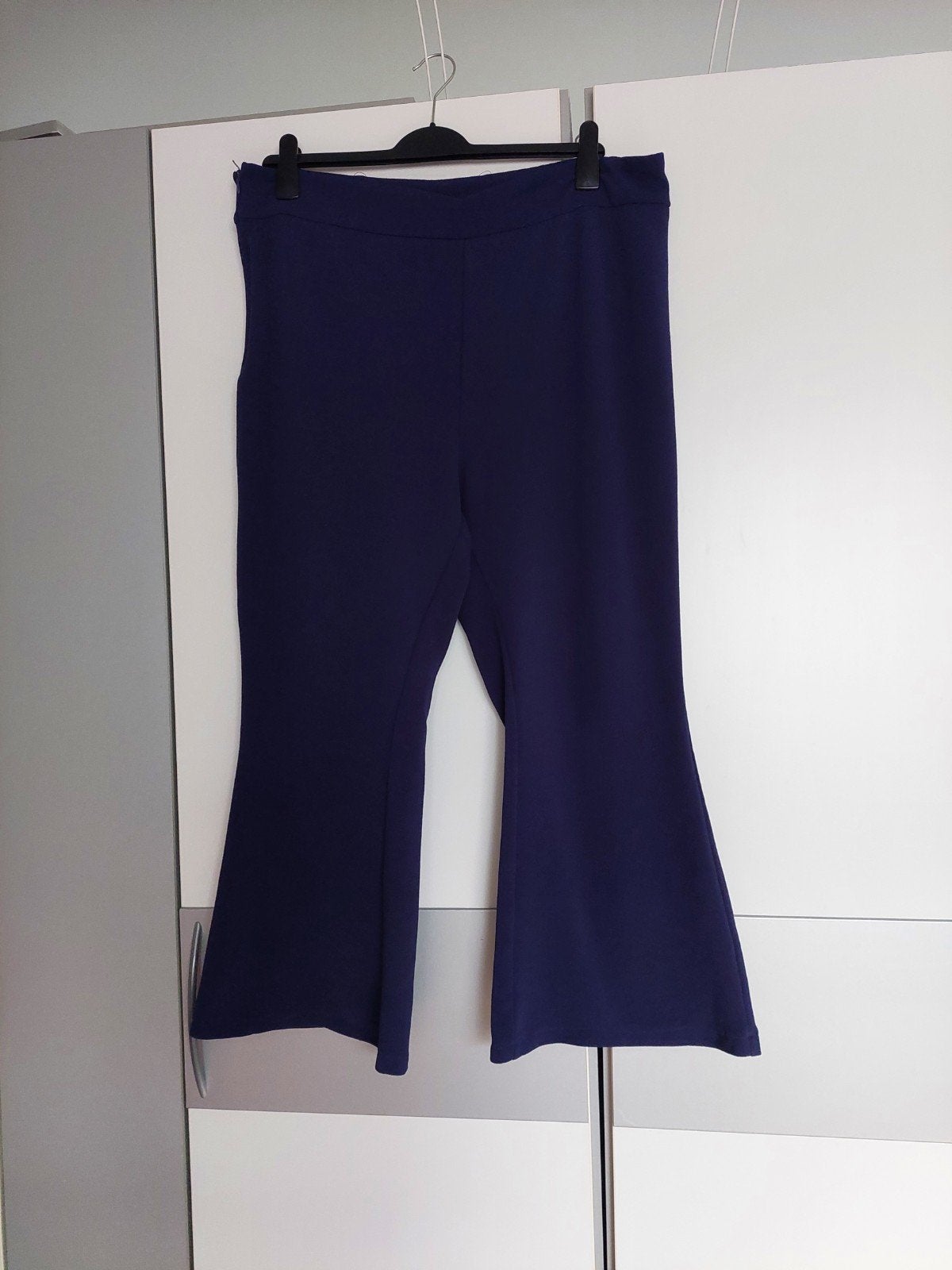 Shein Curve 4XL flared broek, Kleding | Dames, Grote Maten, Shein Curve, Ophalen of Verzenden, Zo goed als nieuw, Blauw