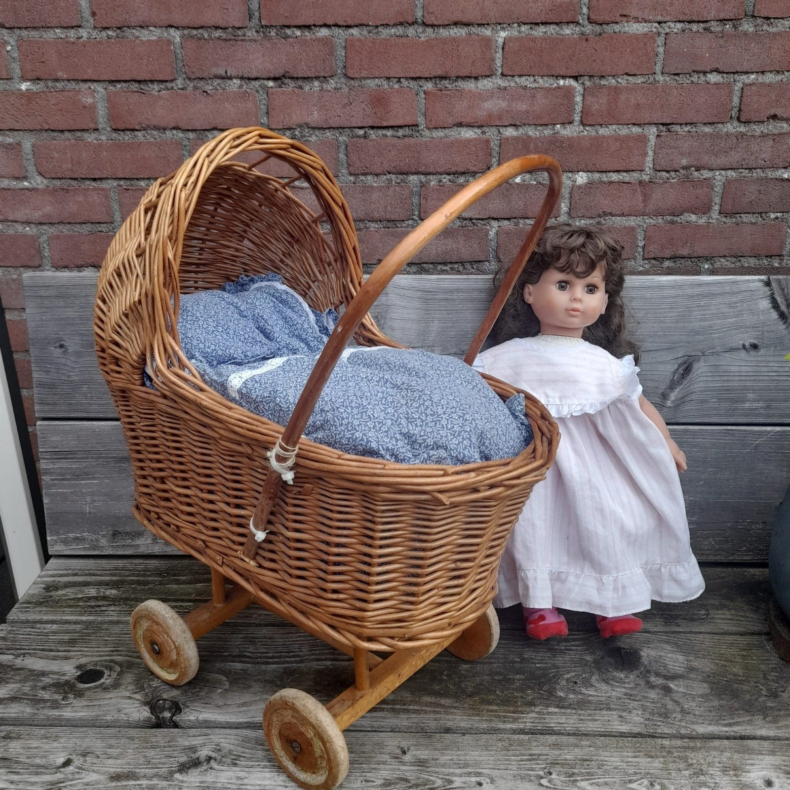 Poppenwagen, Kinderen en Baby's, Speelgoed | Poppen, Ophalen, Gebruikt, Babypop