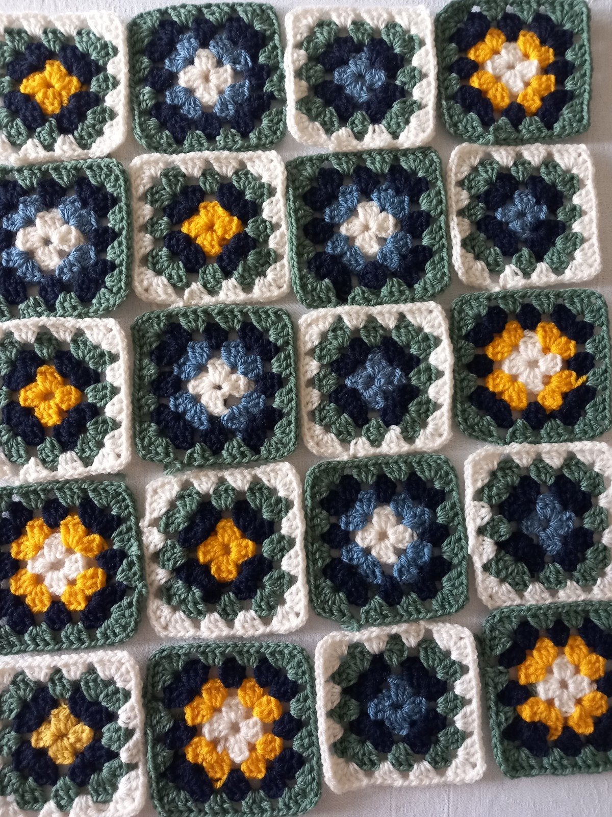 Granny square lapjes 10x10 cm, Ophalen of Verzenden, Nieuw, Haken, Wol of Garen