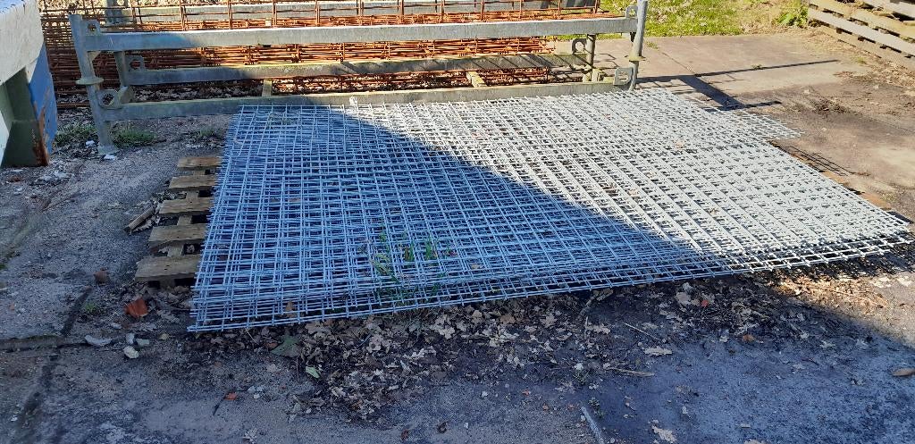 Bouwstaalmat Ø5-75  1.70 x 2.5 meter Gegalvaniseerd, Tuin en Terras, Gaas en Draad, Nieuw, Gaas, Minder dan 10 meter, Ophalen